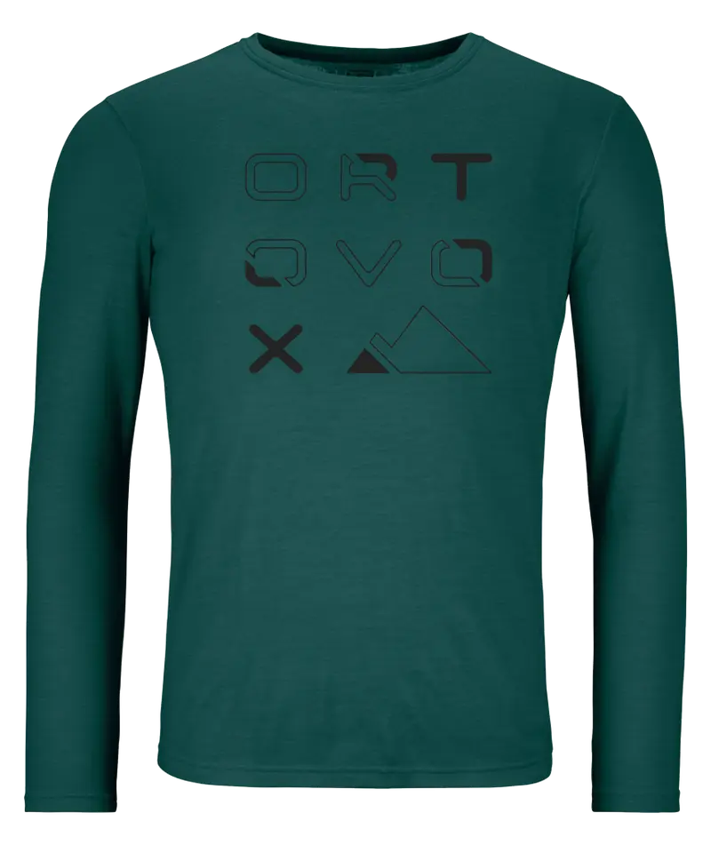 185 MERINO BRAND OUTLINE LONGSLEEVE M