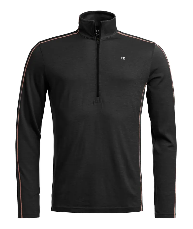 185 ROCK'n'WOOL ZIP NECK M
