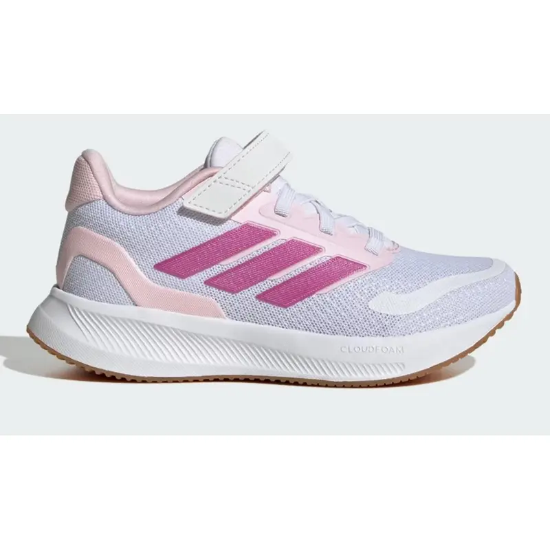 Adidas Runfalcon 5 Schuh Kids cloud white / clear pink / gum