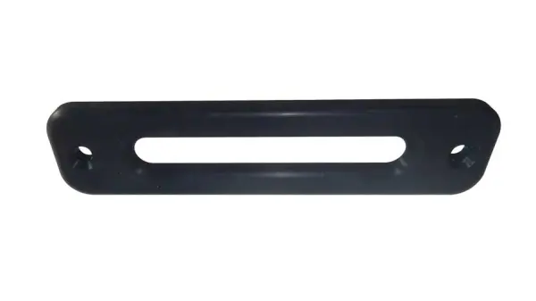 ALUSEILFENSTER LA 254MM SCHWARZ ELOXIERT, FÜR KUNSTSTOFFSEIL
