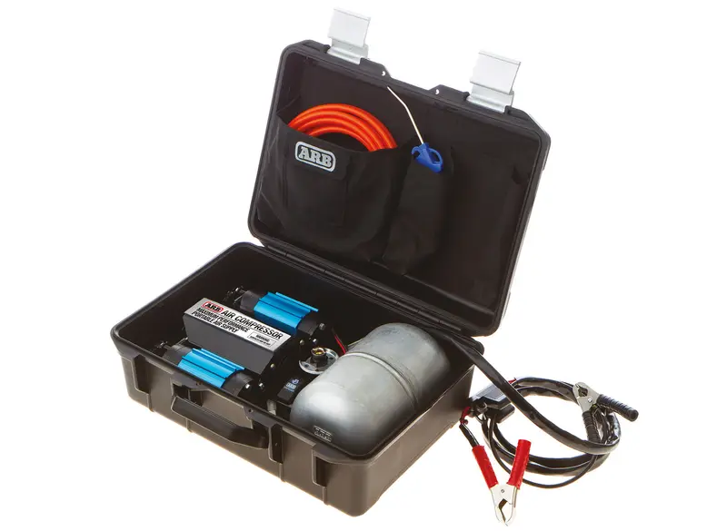 ARB-Doppelkompressor 12V, CKMTP12, inkl. Zubehör, 6m Schlauch und 4L Tank