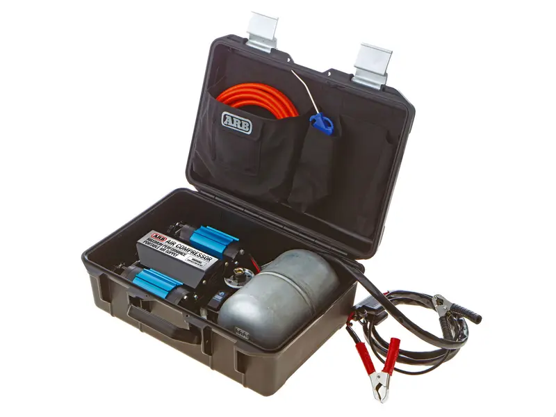 ARB-Doppelkompressor 24-Volt, CKMTP24, inkl. Zubehör, 6m Schlauch und 4 l Tank,