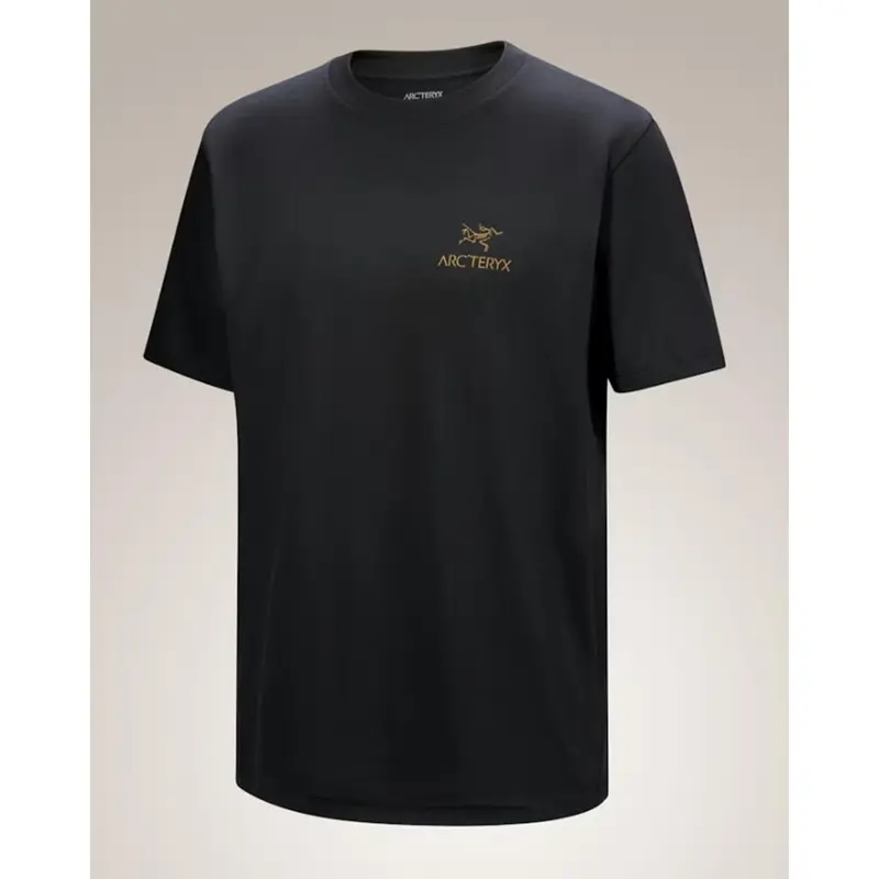 Arc'teryx Kragg SL Cotton Bird Word T-Shirt Herren 24K black