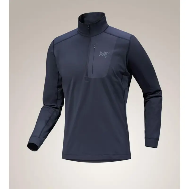 Arcteryx Rho LT Zipper Funktionsshirt Herren Schwarz