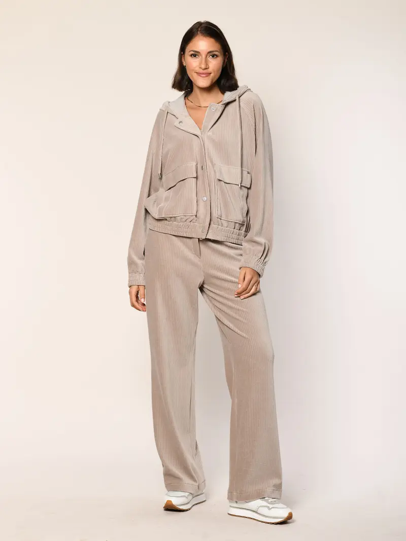 Baumwoll Jersey Cord Blouson