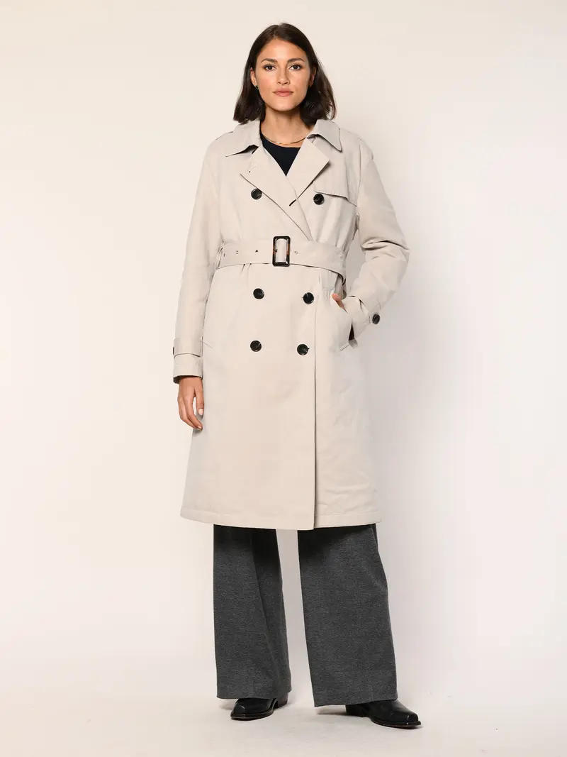 Baumwoll Trenchcoat