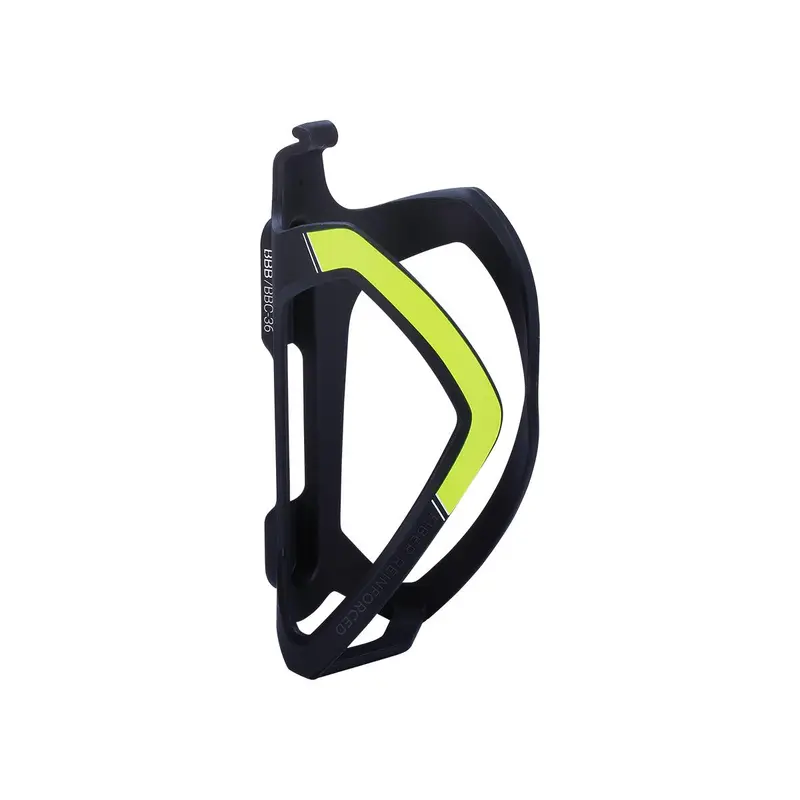 BBB Cycling FlexCage BBC-36 Flaschenhalter, matt schwarz/gelb