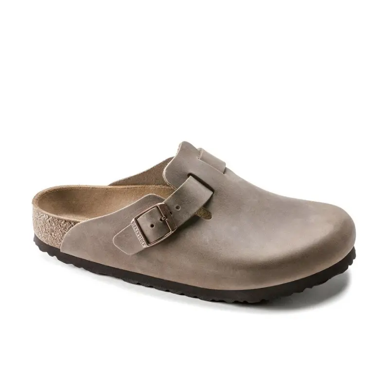 Birkenstock Boston Naturleder geölt normal tabacco brown Unisex