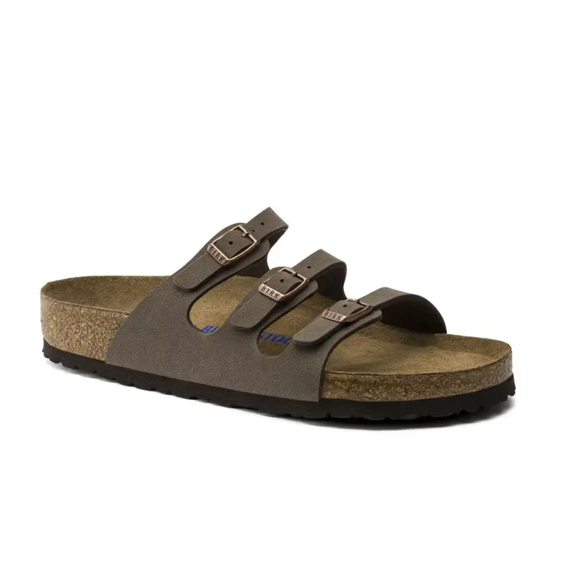 Birkenstock Florida Soft Footbed Birko-Flor normal mocca Unisex