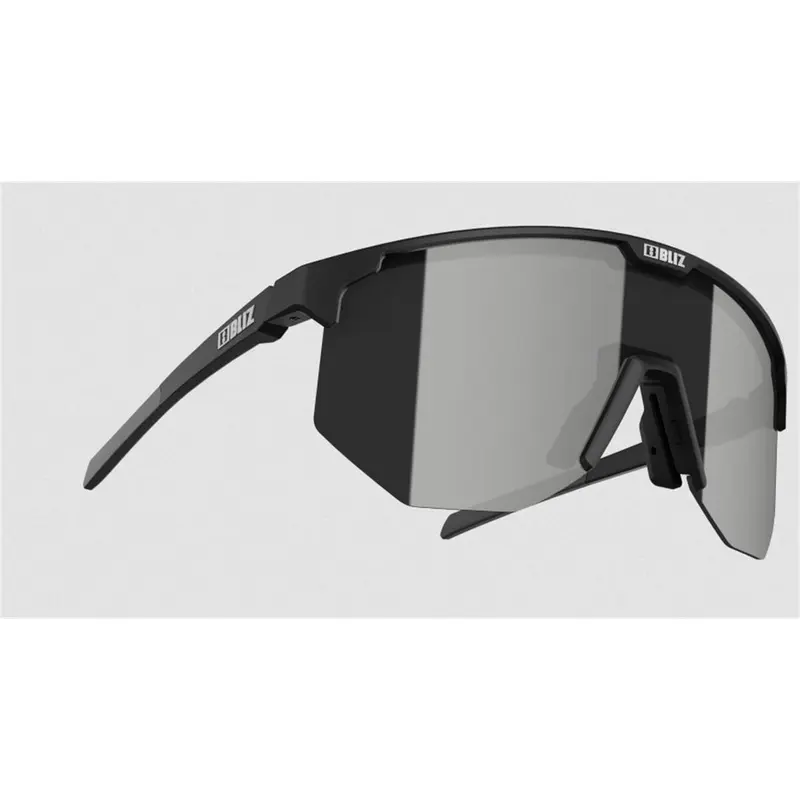 Bliz Hero matt black - smoke w silver mirror