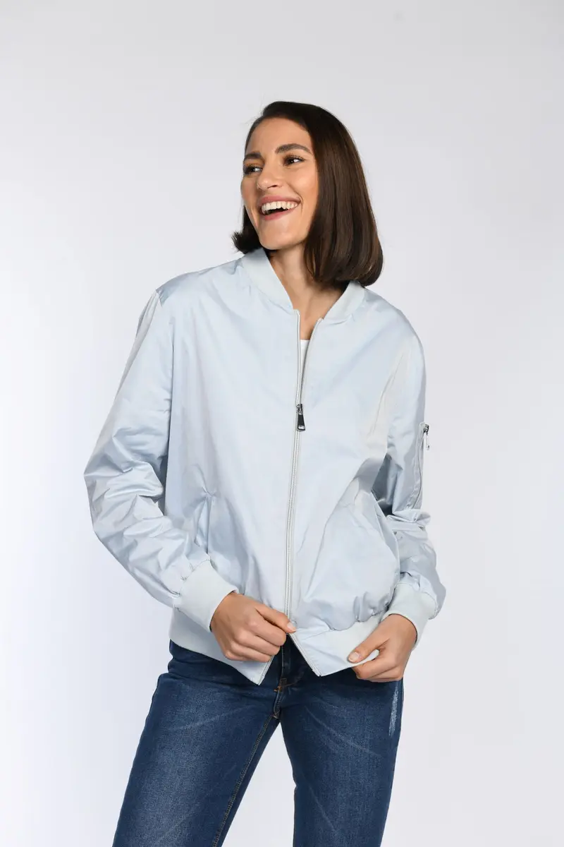 Blouson mit sportivem Chic