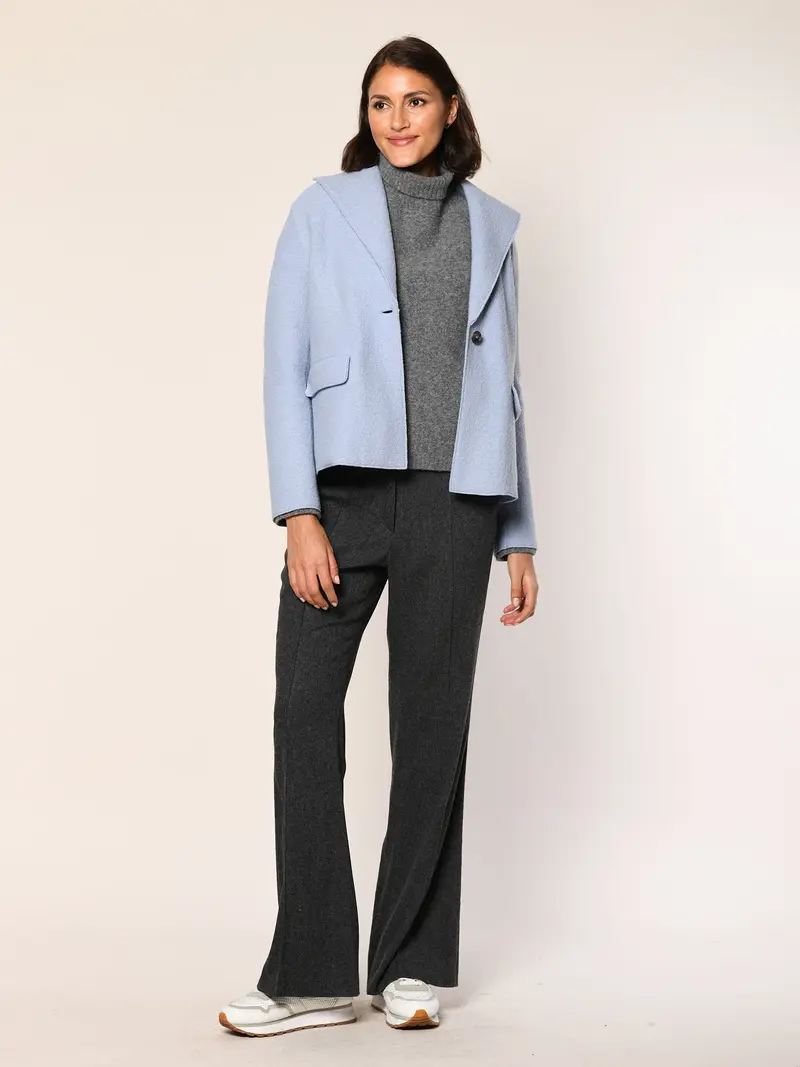 Boiled Wool Blazer