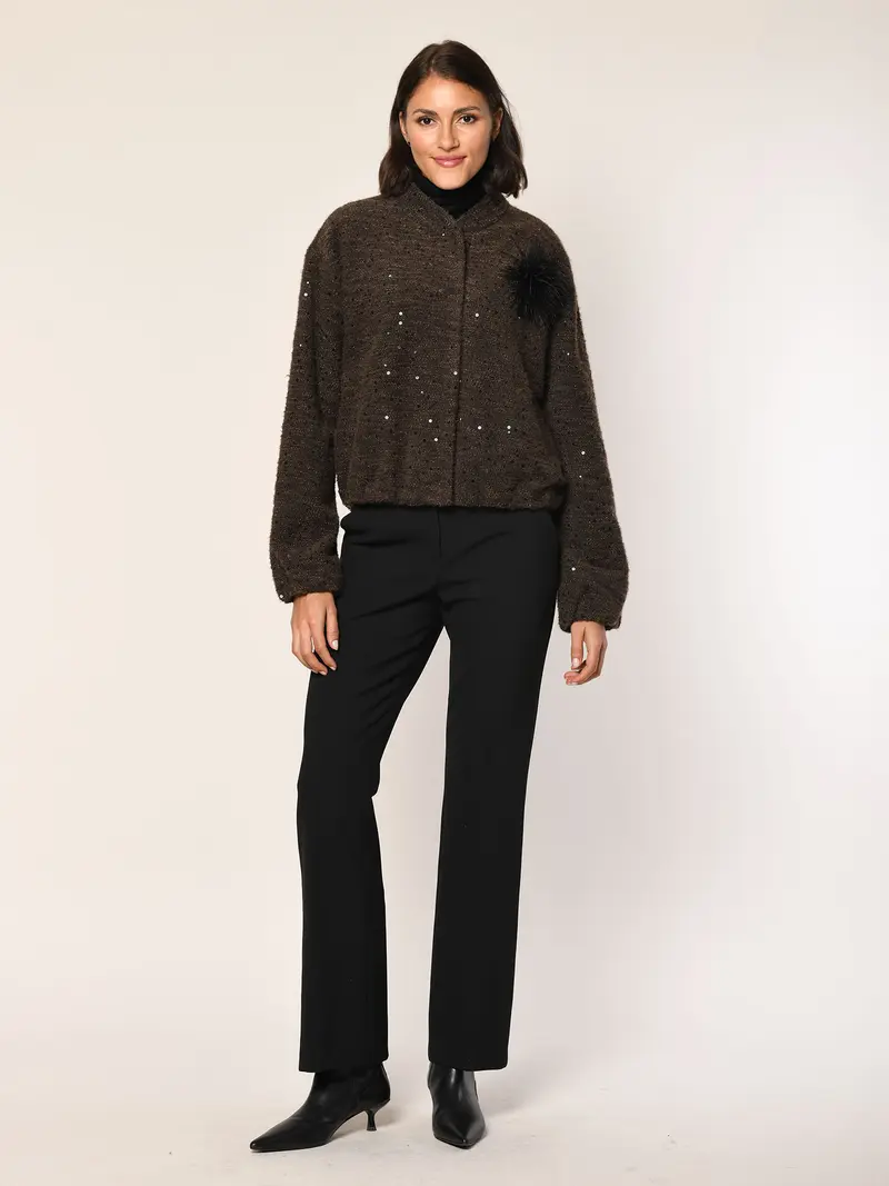 Bouclé Jersey Blouson