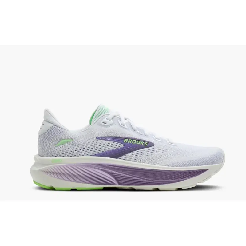Brooks Ghost 18 Women white purple hebe green