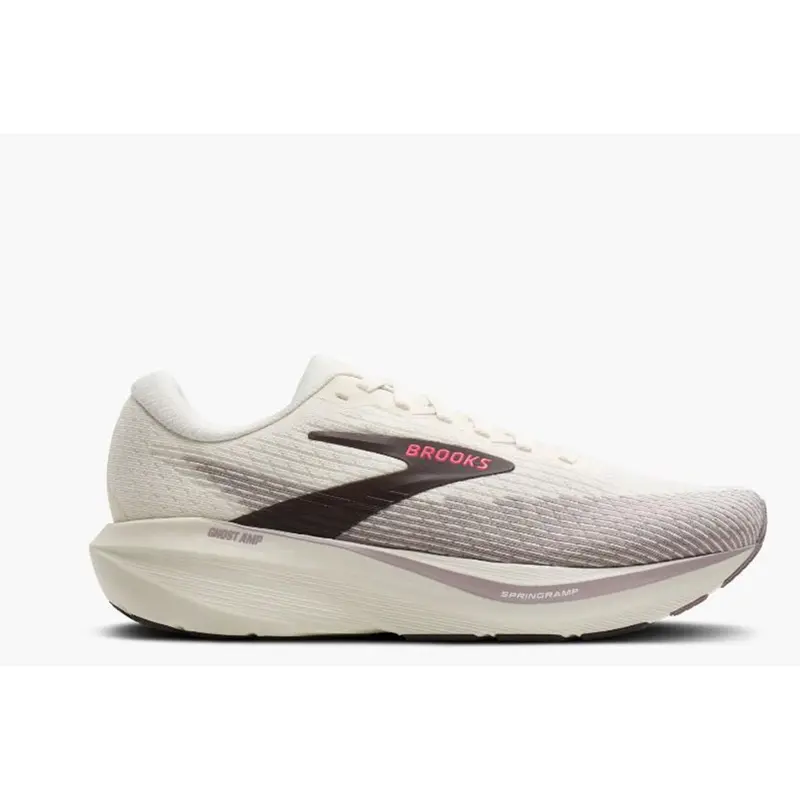 Brooks Ghost Amp Women arctic wolf dove pink