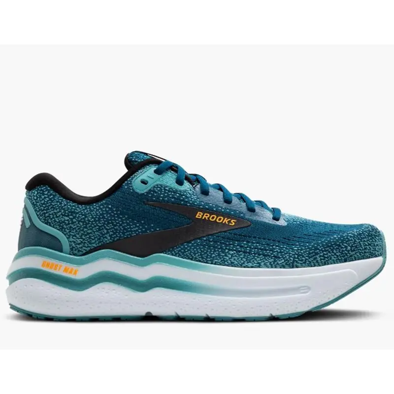 Brooks Ghost Max 2 Men moroccan blue aqua orange pop