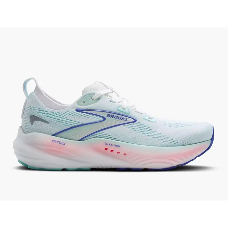 Brooks Glycerin 22 Women white limpet shell amparo blue