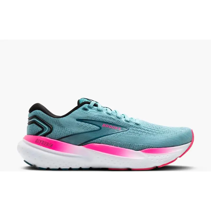 Brooks Glycerin Damen Laufschuhe Marrocean Blue Aqua Pink