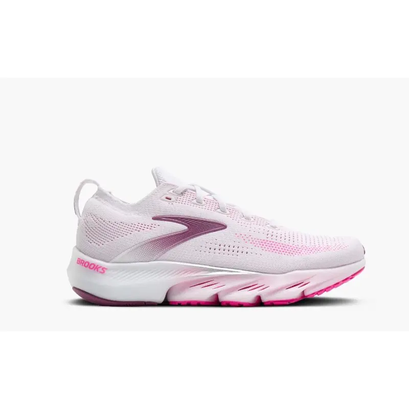 Brooks Glycerin Flex Women white cyber pink argyle