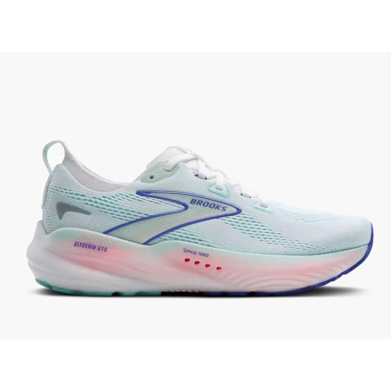 Brooks Glycerin GTS 22 Women white limpet shell amparo blue