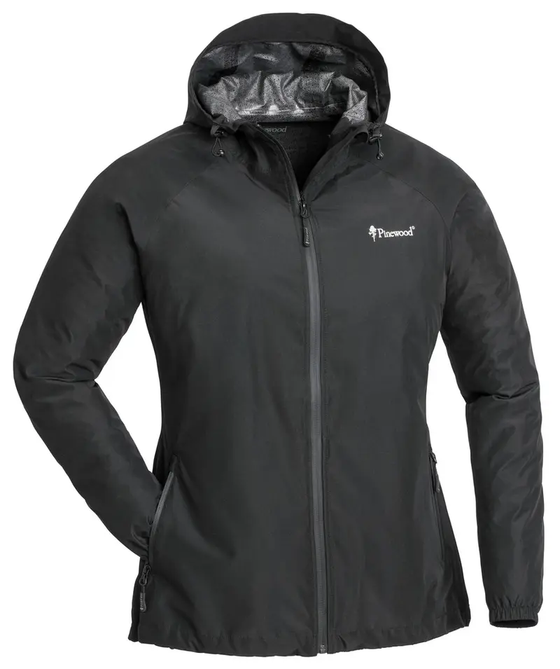 Caribou Ultra Lite Damen Jacke 2XL Schwarz Regenjacke