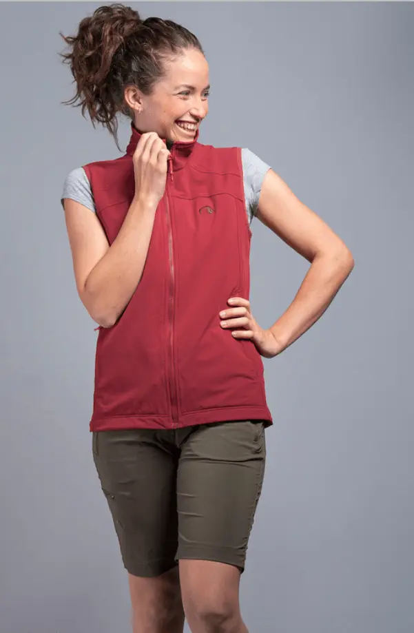Cesi W's Vest lava-red - 44 Damen Weste