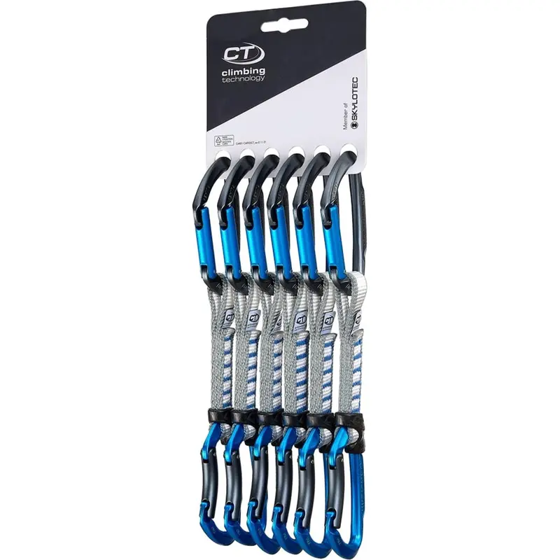 Climbing Technology Lime Set NY 12 cm grey/blue 6 Stück