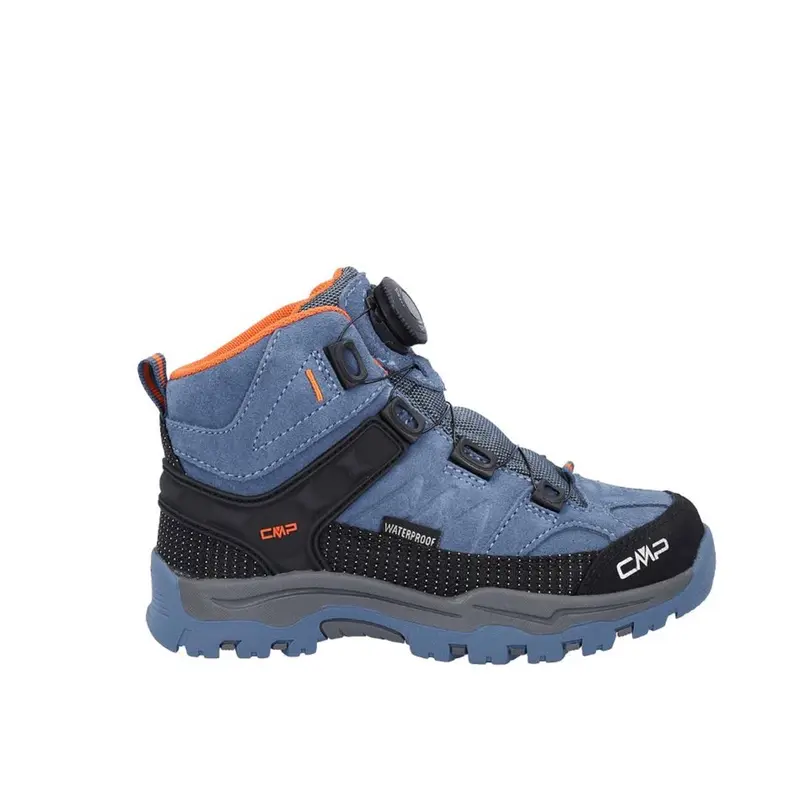 CMP Kids Kiruna Mid Fitgo bluestone arancio (Größe 38 bis 41)