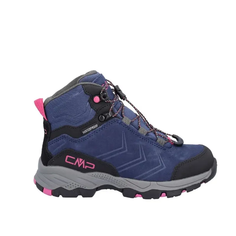 CMP Kids Melnick Mid Trekking WP blue fuxia (Größe 28 bis 37)