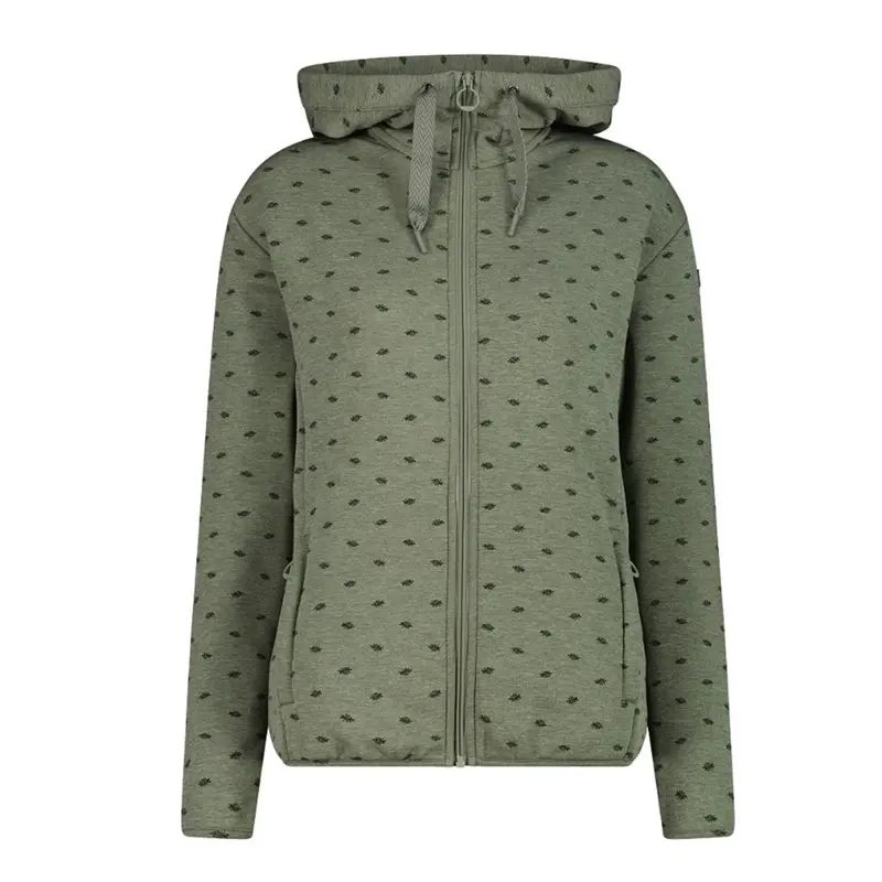 CMP Woman Jacket Fix Hood avocado mel.