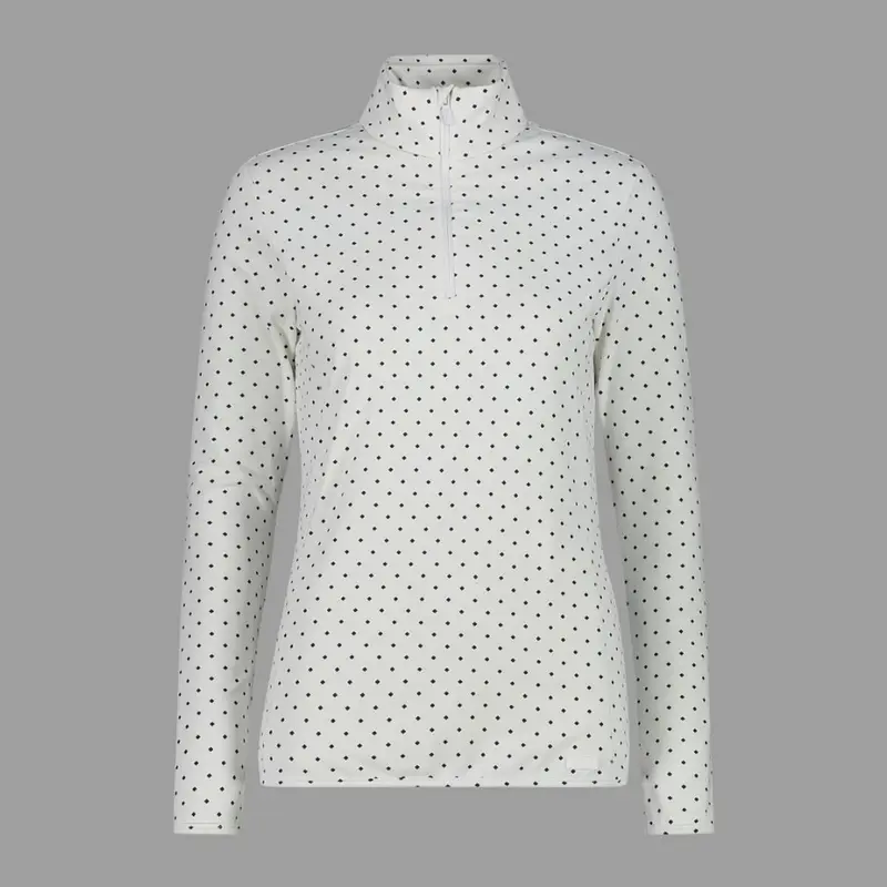 CMP Woman Printed Sweat Rolly - Bianco-Antracite