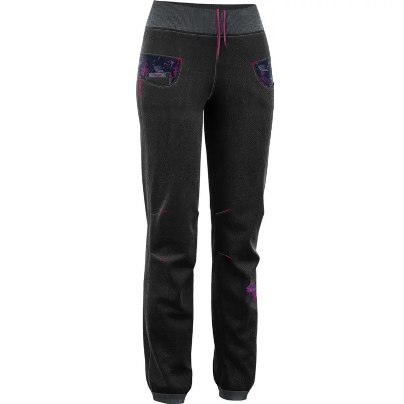 Crazy Pant Aria W wool effect dark gray