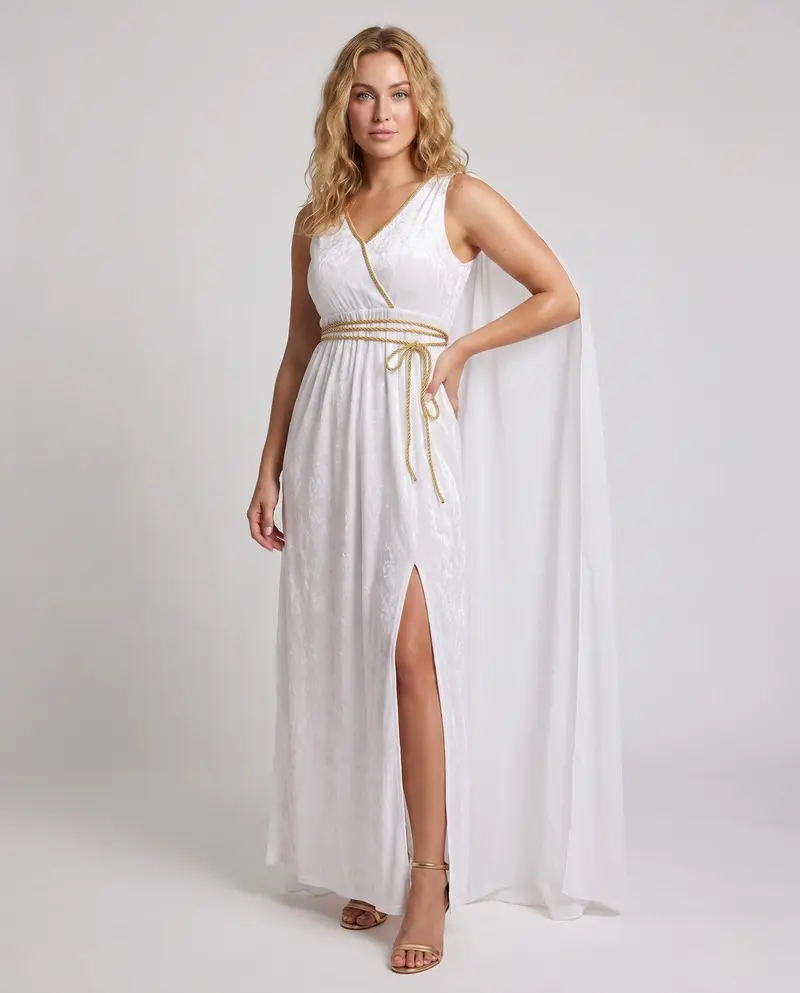 Damen antikes Göttinnenkleid Drune