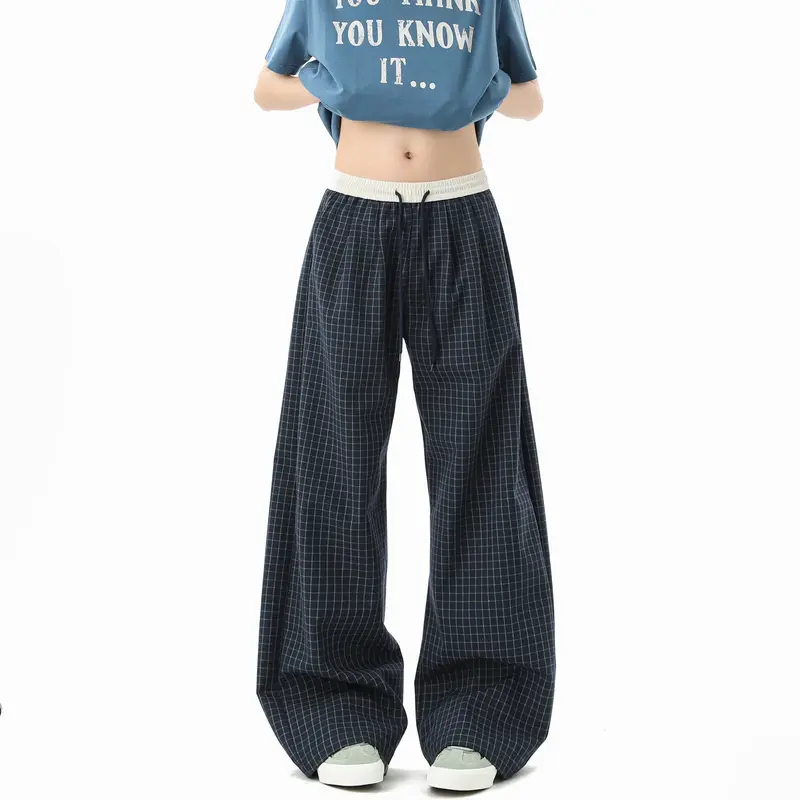 Damen Bequeme weite Freizeithose Drune