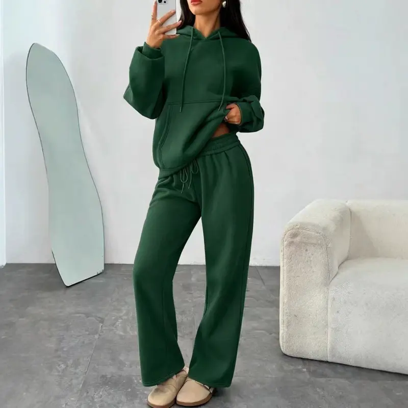 Damen Bequemes Jogginganzug-Set Drune
