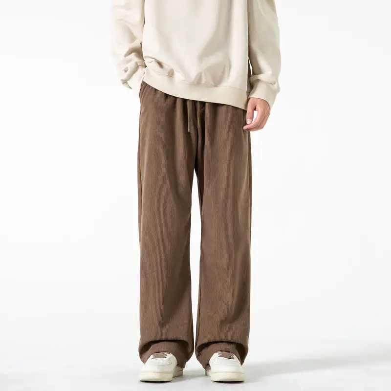 Damen Breit geschnittene Cordhose mit Tunnelzugbund und nachhaltigem Baumwollmix Drune
