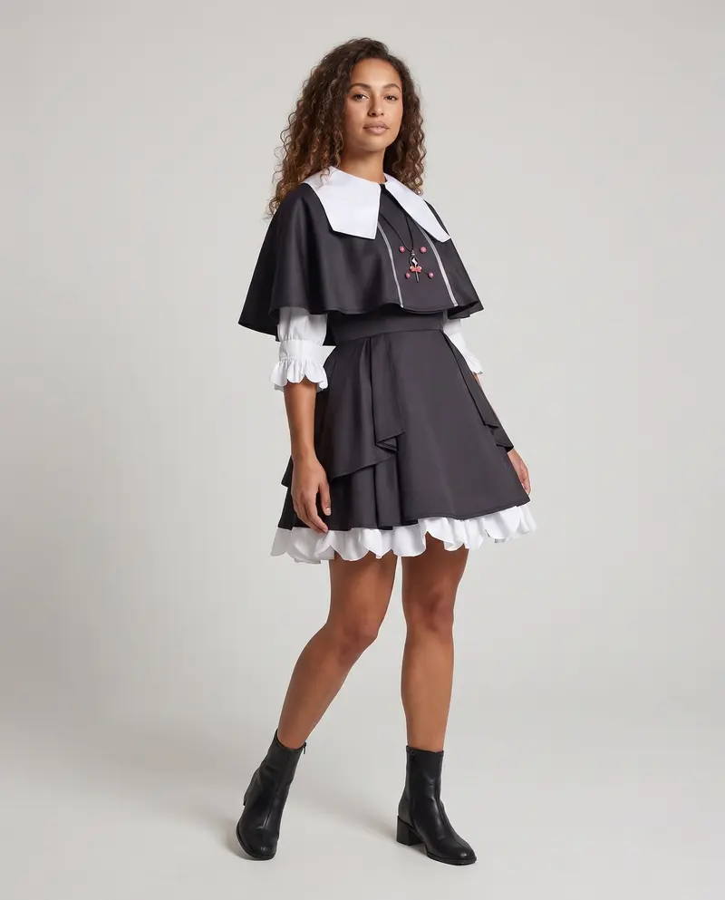 Damen Cosplay-Kleid mit klassischem Design und erstklassigen Accessoires Drune