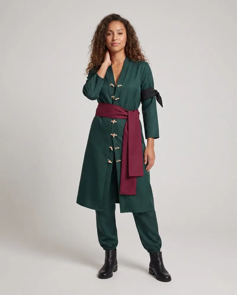 Damen Cosplay-Kostüm mit authentischen Accessoires Drune