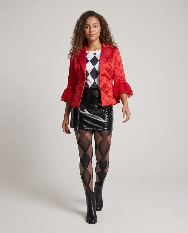 Damen Cosplay-Kostümset mit eleganter Jacke und raffiniertem Design Drune