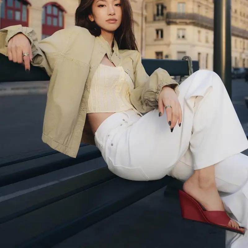 Damen Cropped-Boxy-Utility-Blouson mit Stehkragen und gerafften Ärmeln Drune