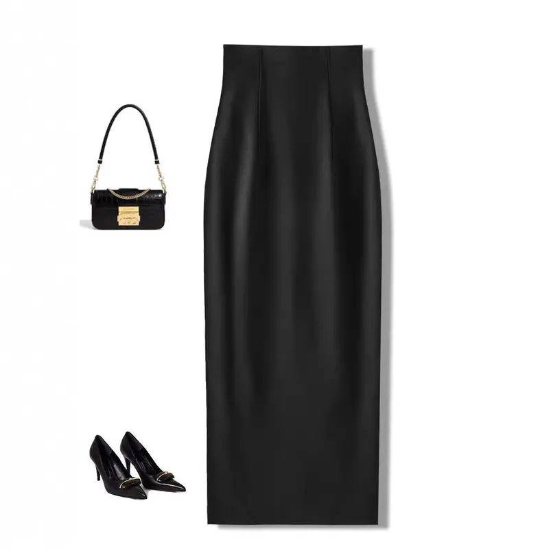 Damen Elegante Bleistiftrock Drune