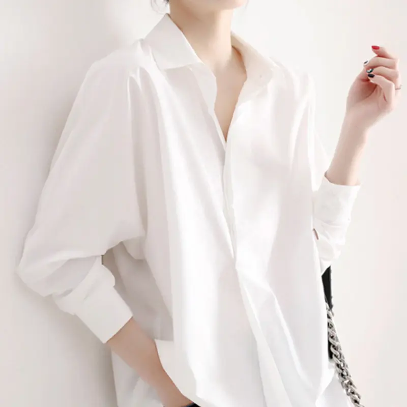 Damen Elegante Bluse mit modernem Schnitt Drune