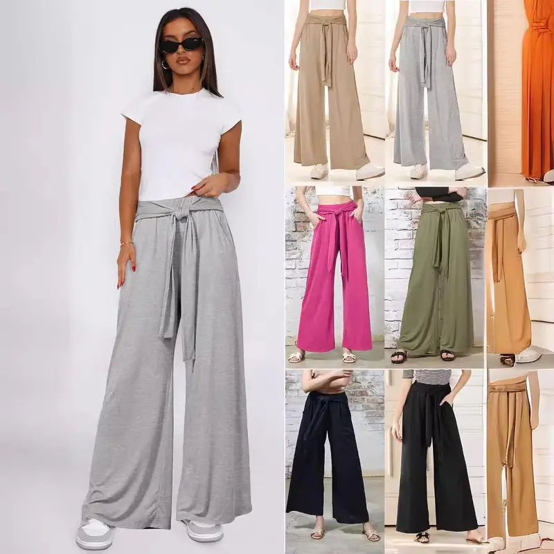 Damen Elegante und bequem geschnittene weite Hose Drune