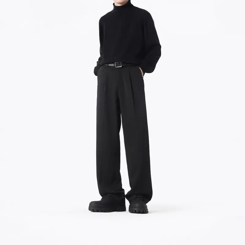 Damen Elegante und bequeme weit geschnittene Stoffhose Drune