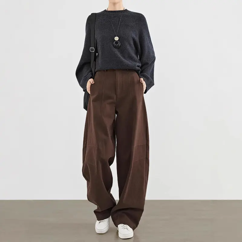 Damen Elegante und Bequeme weite Hosen Drune
