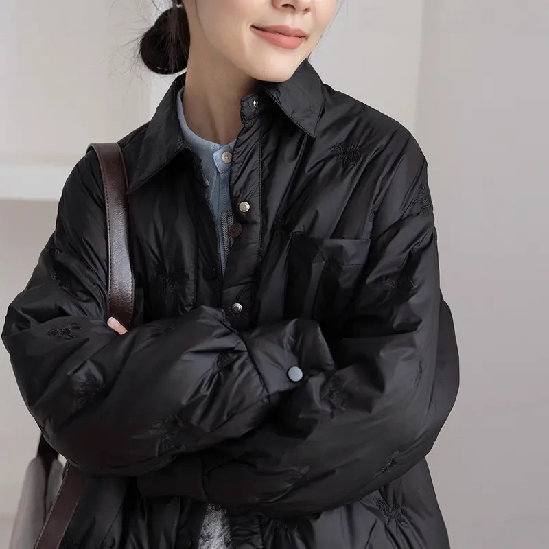 Damen elegante und gefütterte Übergangsjacke Drune