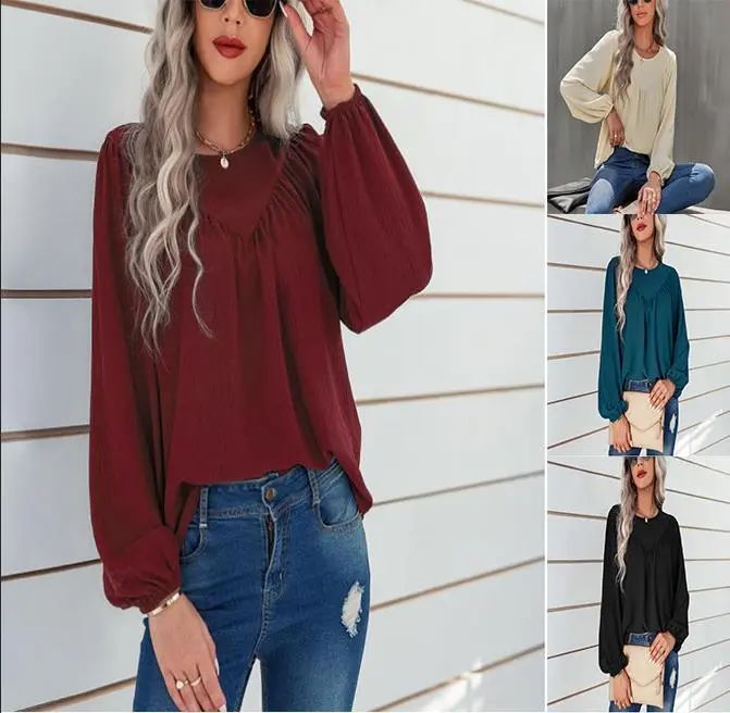 Damen Elegante und lässige Bluse Drune