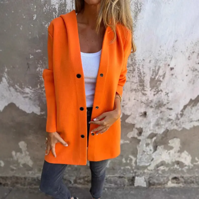 Damen Elegante und moderne Oversized-Jacke Drune