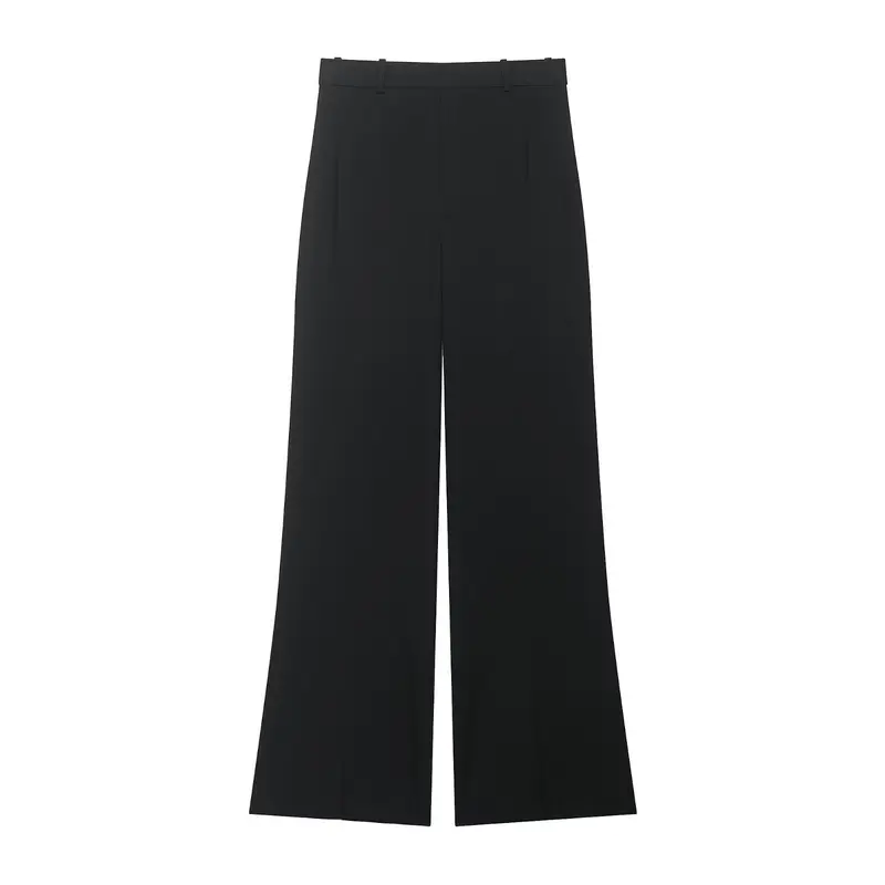 Damen Elegante weite Bundfaltenhose mit hoher Taille und weitem Bein Drune
