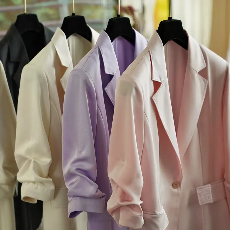 Damen Eleganter Blazer mit lässigem Schnitt Drune